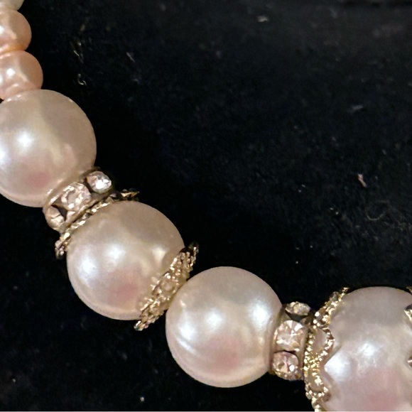 Gold & Pearl Style Bride bracelet - Picture 12 of 13